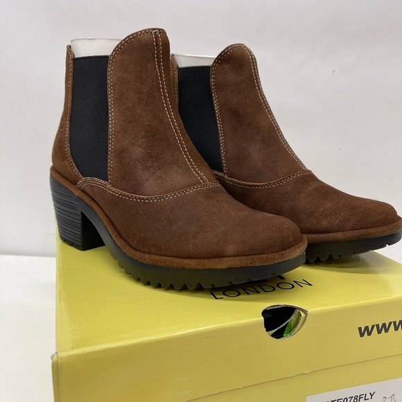 Fly London Leather Ankle Boots Wote In 